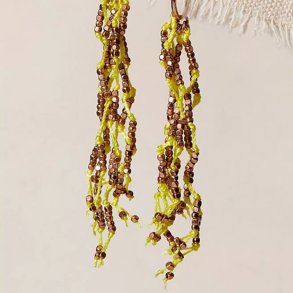 Badlands Dangle Earrings Yellow / Gold - Picture 2 of 2
